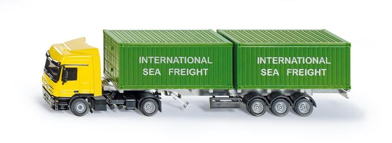 SIKU Super - LKW kamión s 2 kontajnermi 1:50