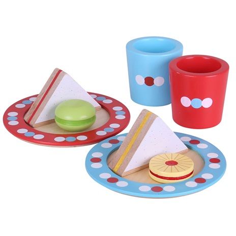 E-shop Bigjigs Toys Drevený set s bodkami Desiata