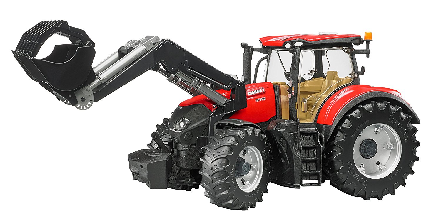 Bruder 3191 Traktor Case IH Optum 300 CVX s čelným nakladačom