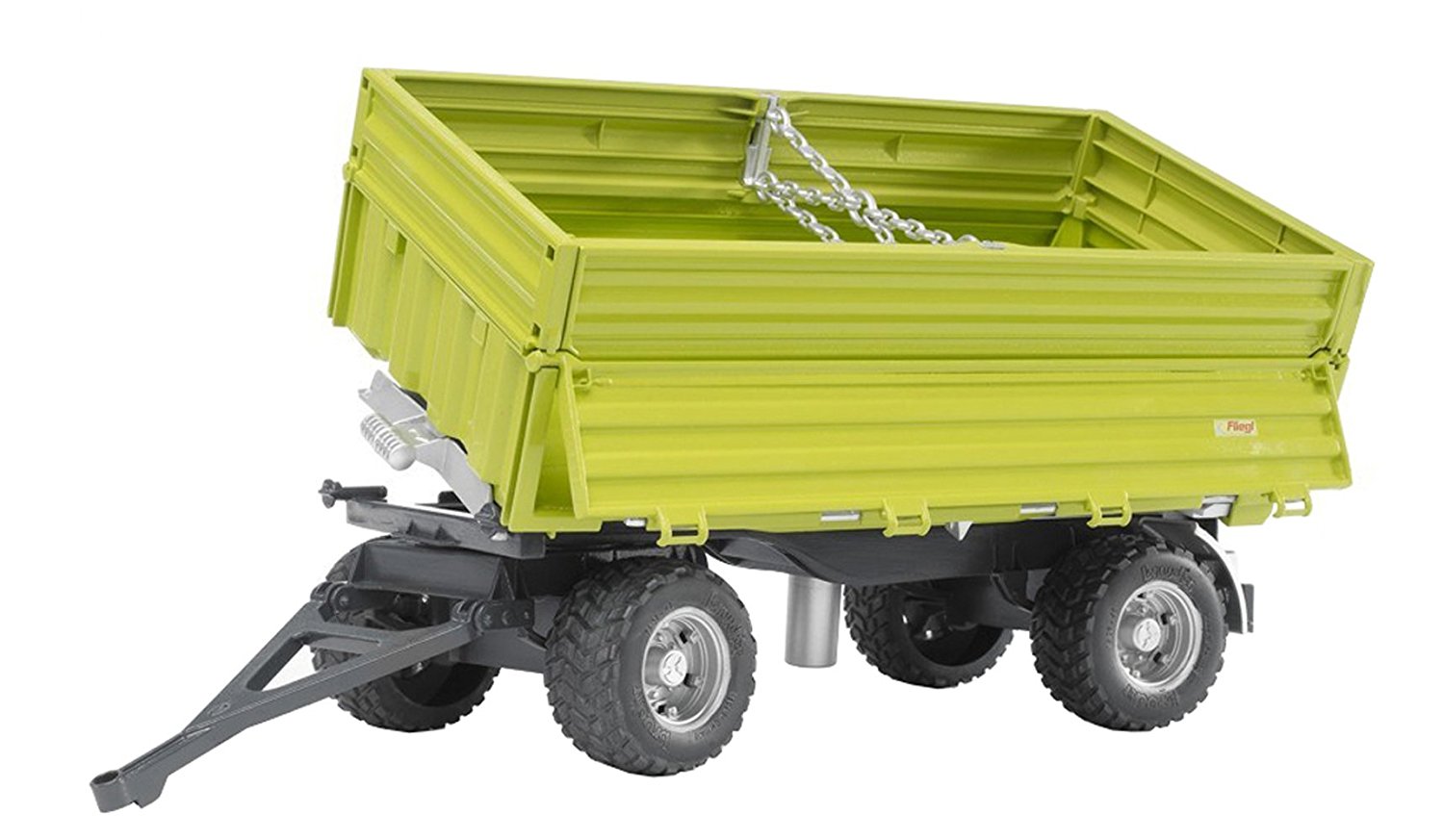 E-shop Bruder 2203 Sklápač FLIEGL - zelený, trojstranný