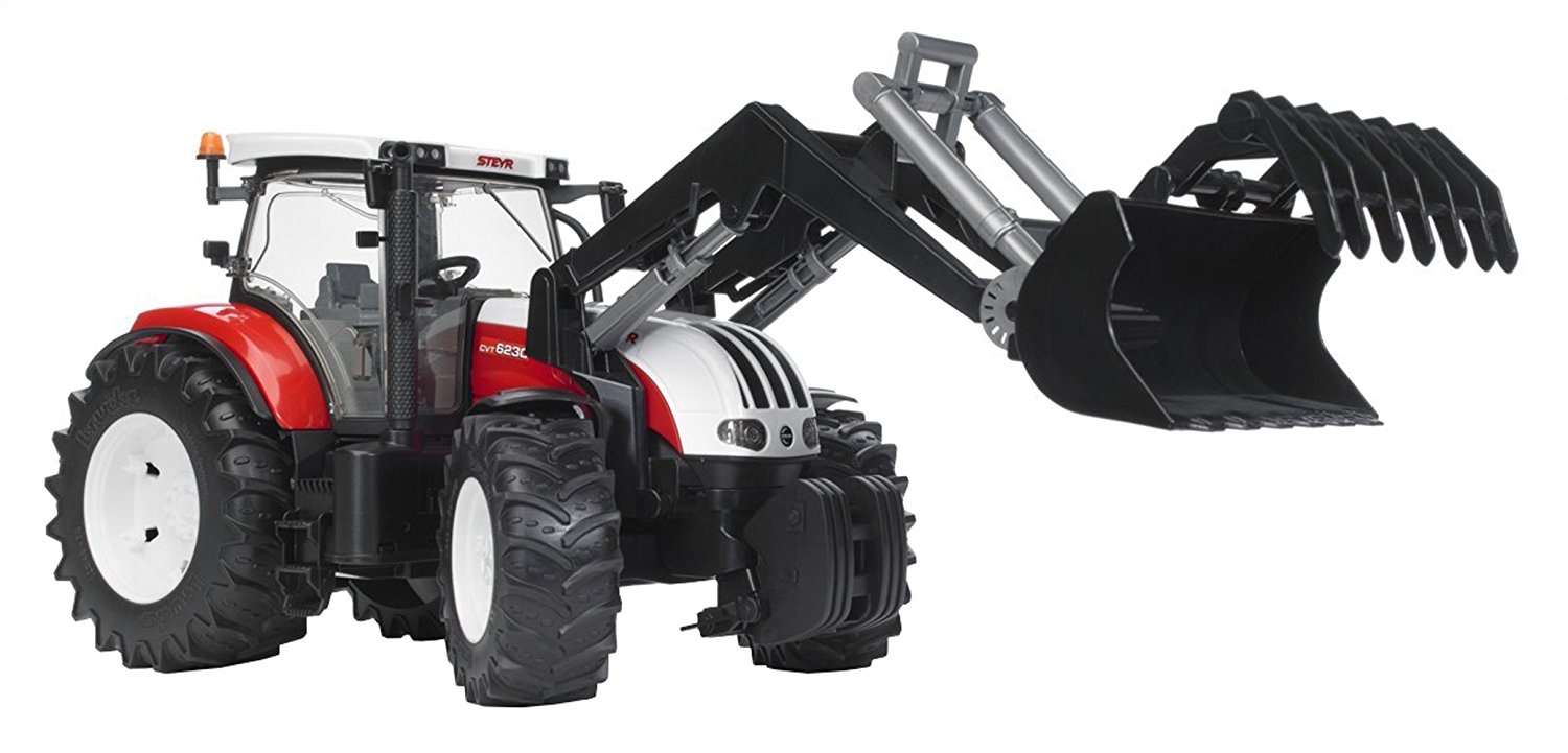 Bruder 3091 Traktor STEYR CVT 6230 + čelný nakladač