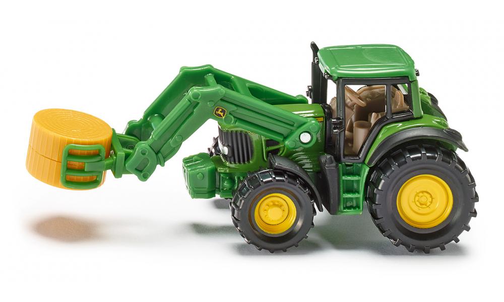 SIKU Blister - Traktor s nakladačom slamy 1:87