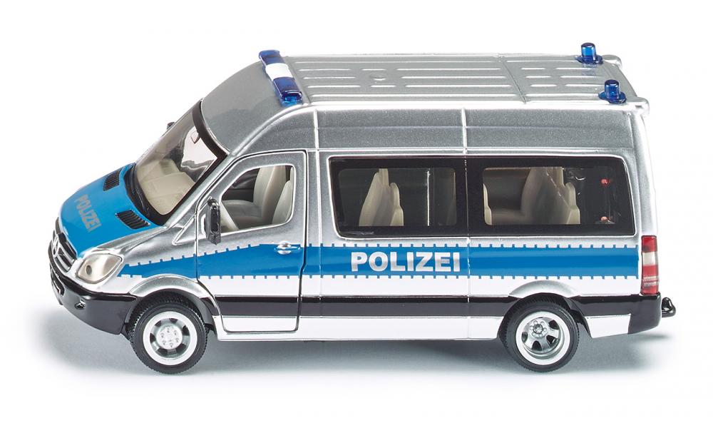 SIKU Super - Policajný minibus Mercedes 1:50