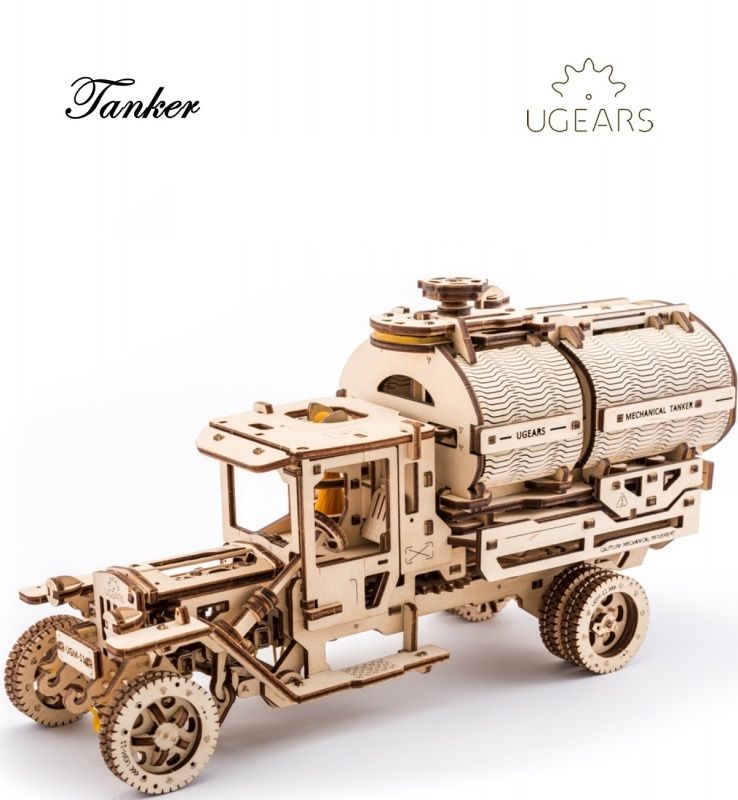 Ugears 3D mechanické puzzle - Tanker 594 ks