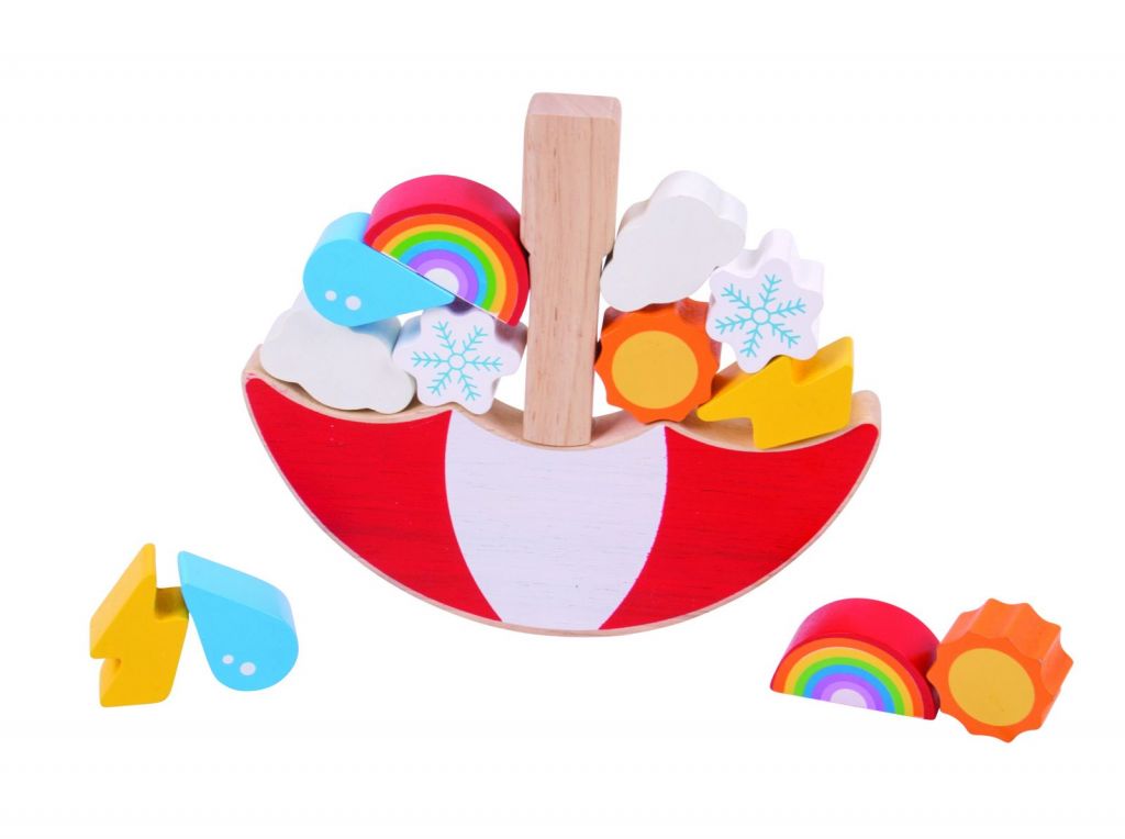 E-shop Bigjigs Toys Balančná hra - Počasie