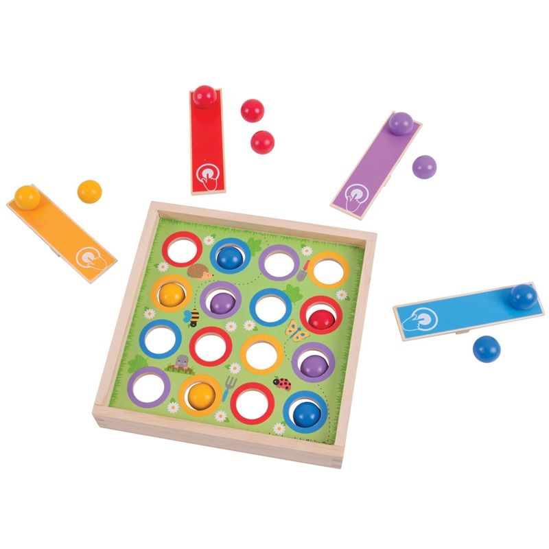 E-shop Bigjigs Toys Hra Klobúčik hop