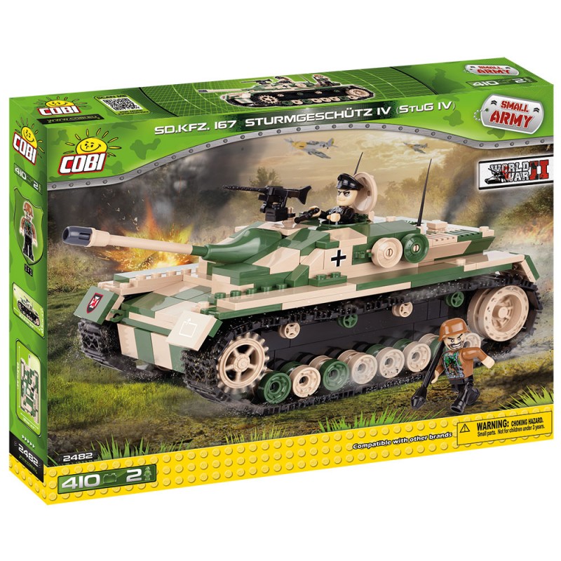 Cobi 2482 II WW Sturmgeschutz IV, SdKfz 167, 410 k, 2 f
