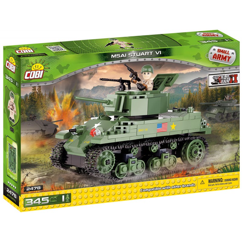 Cobi 2478 II WW M5A1 Stuart VI, 345 k, 1 f