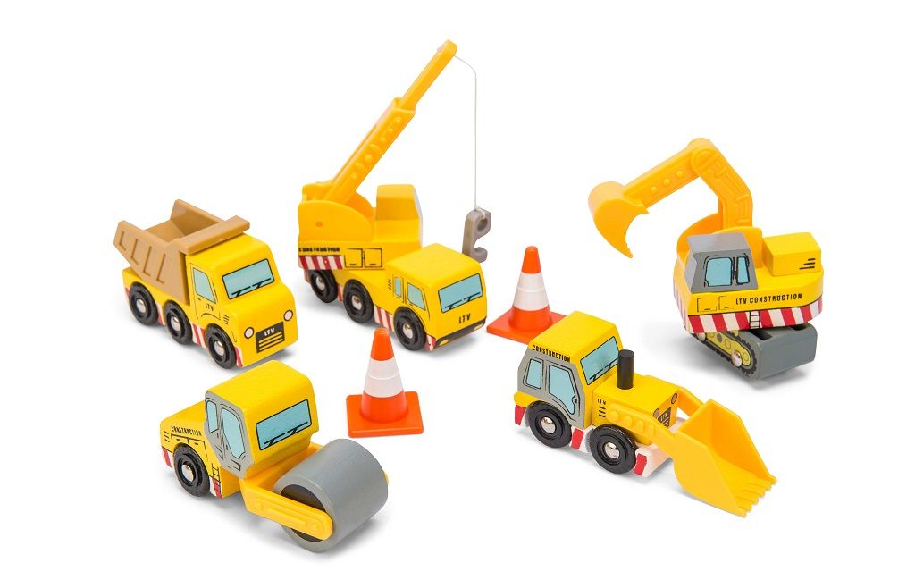E-shop Le Toy Van set stavebných strojov