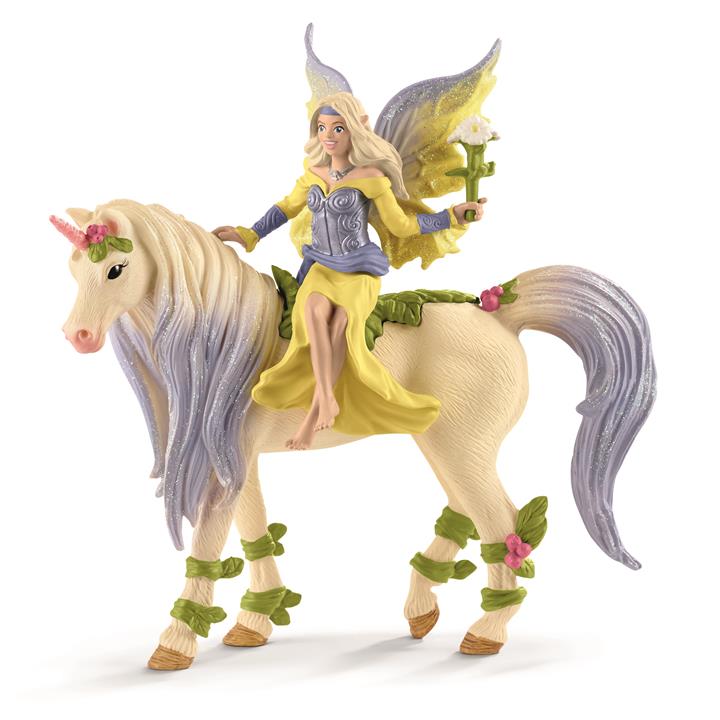 Schleich Sera s kvetinovým jednorožcom