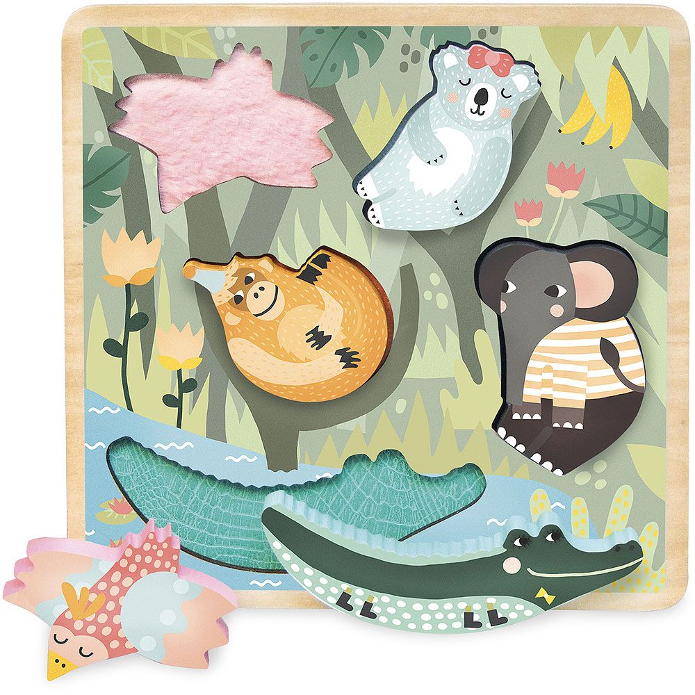 E-shop Vilac Hmatové puzzle Jungle