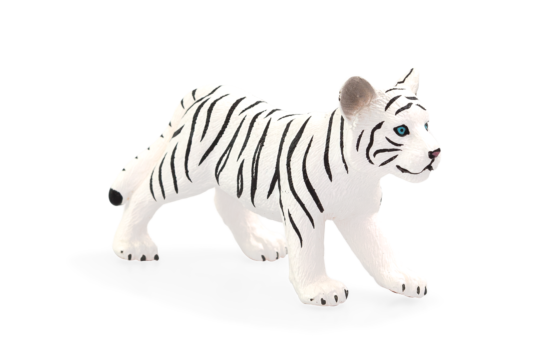 E-shop Mojo Tiger biely mláďa stojace