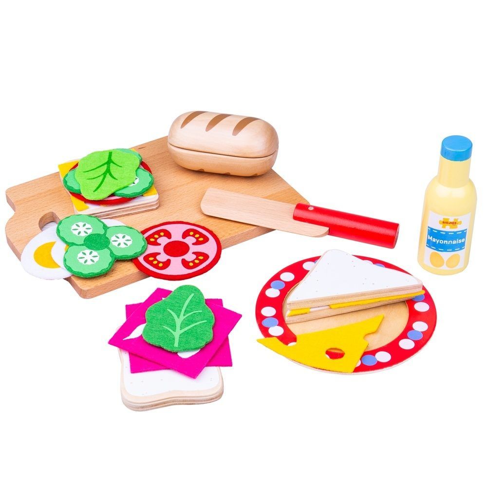 E-shop Bigjigs Toys Sendvičový set