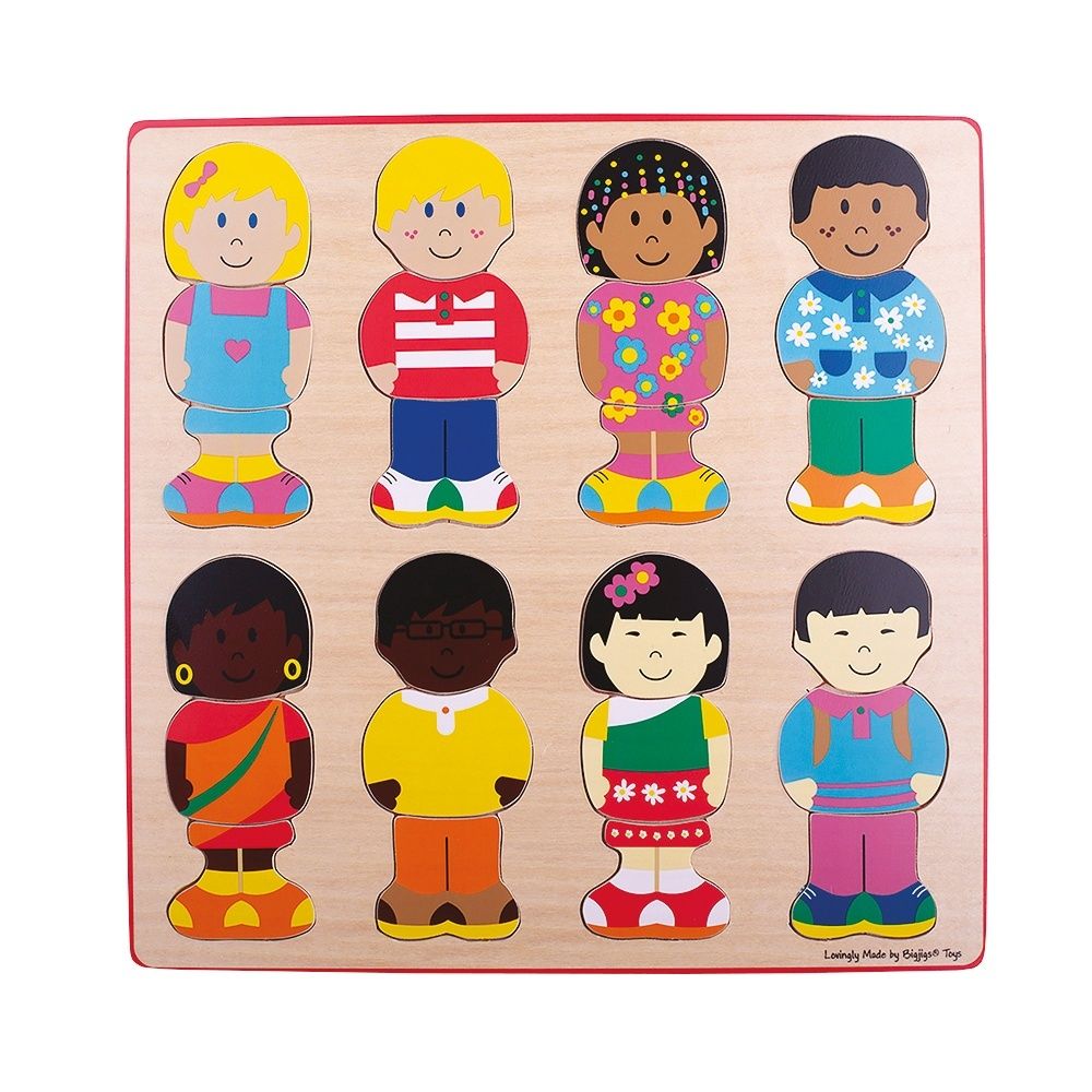 E-shop Bigjigs Toys Vkladacie puzzle kamaráti