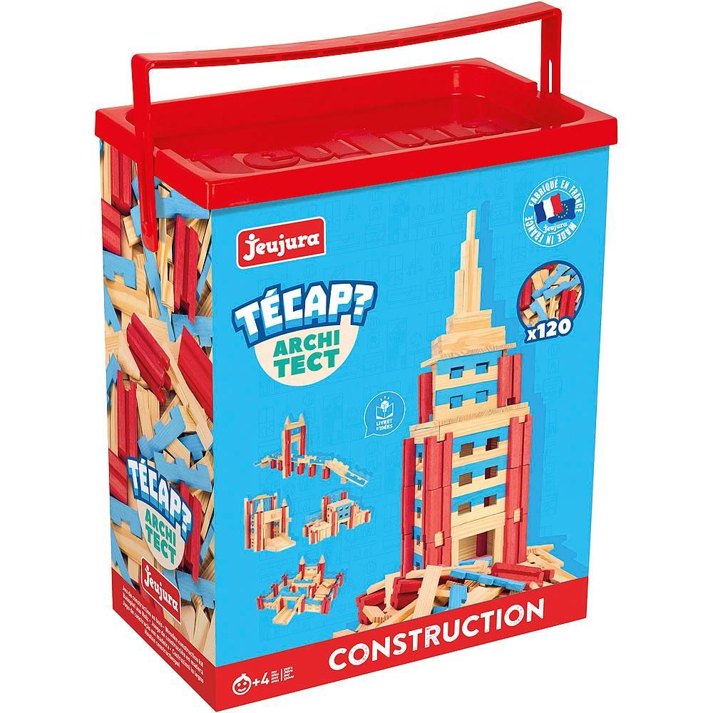 E-shop Jeujura Drevená stavebnica TECAP architect 120 ks
