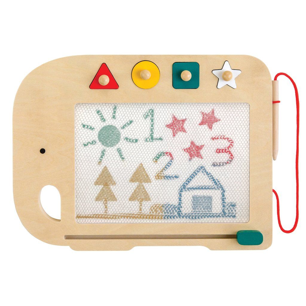 E-shop Petitcollage Drevená magnetická kresliaca tabuľka