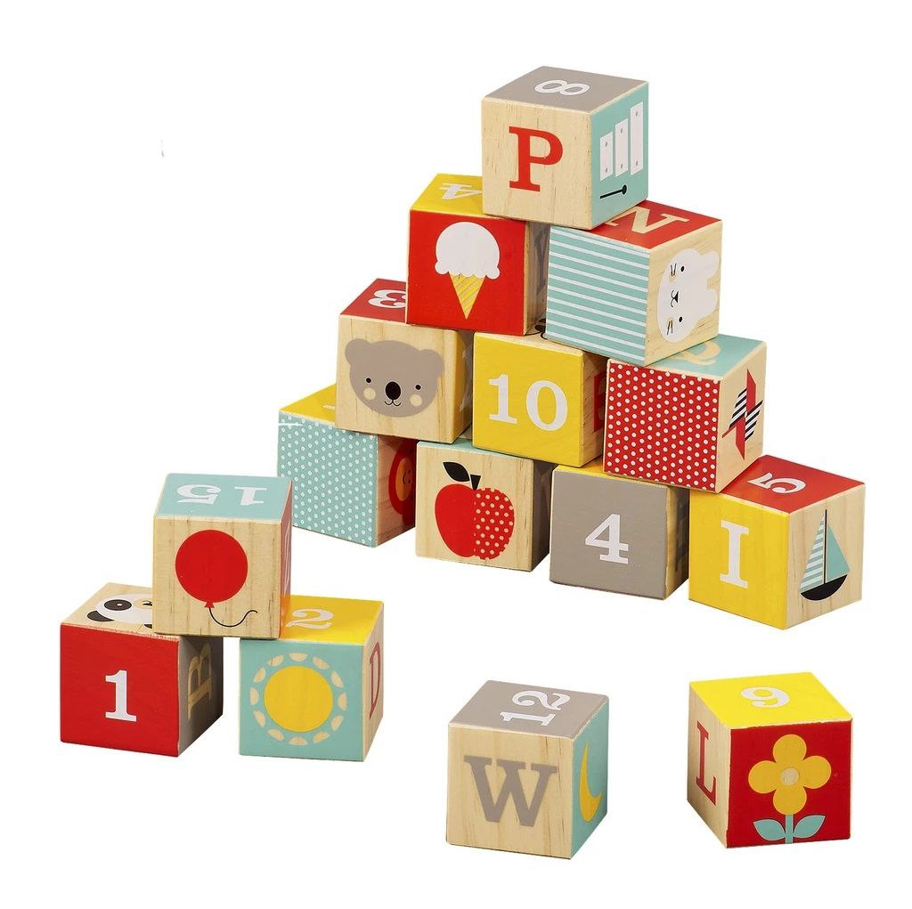 E-shop Petitcollage Drevené kocky ABC