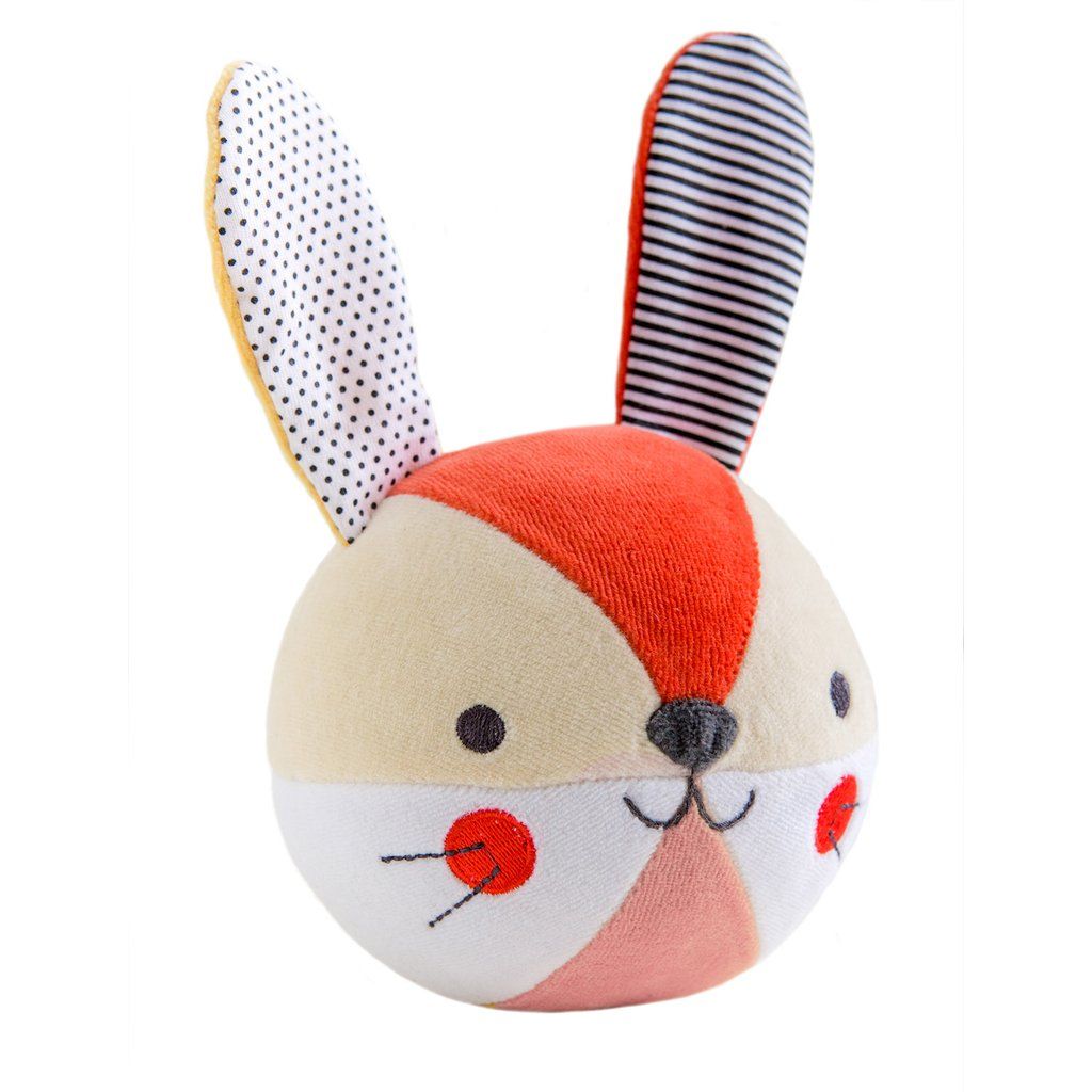 E-shop Petitcollage Hrkálka Zajačik ružový