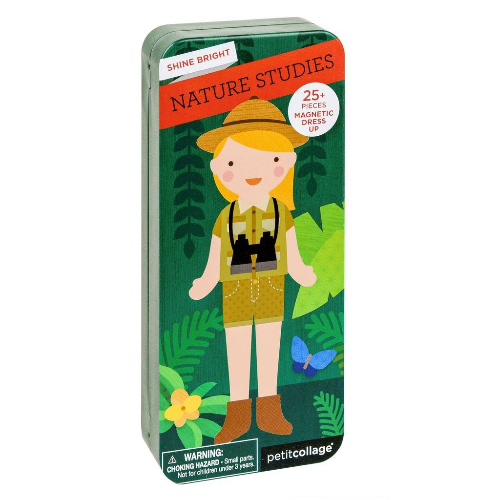 E-shop Petitcollage Magnetické puzzle prírodovedkyňa 25ks
