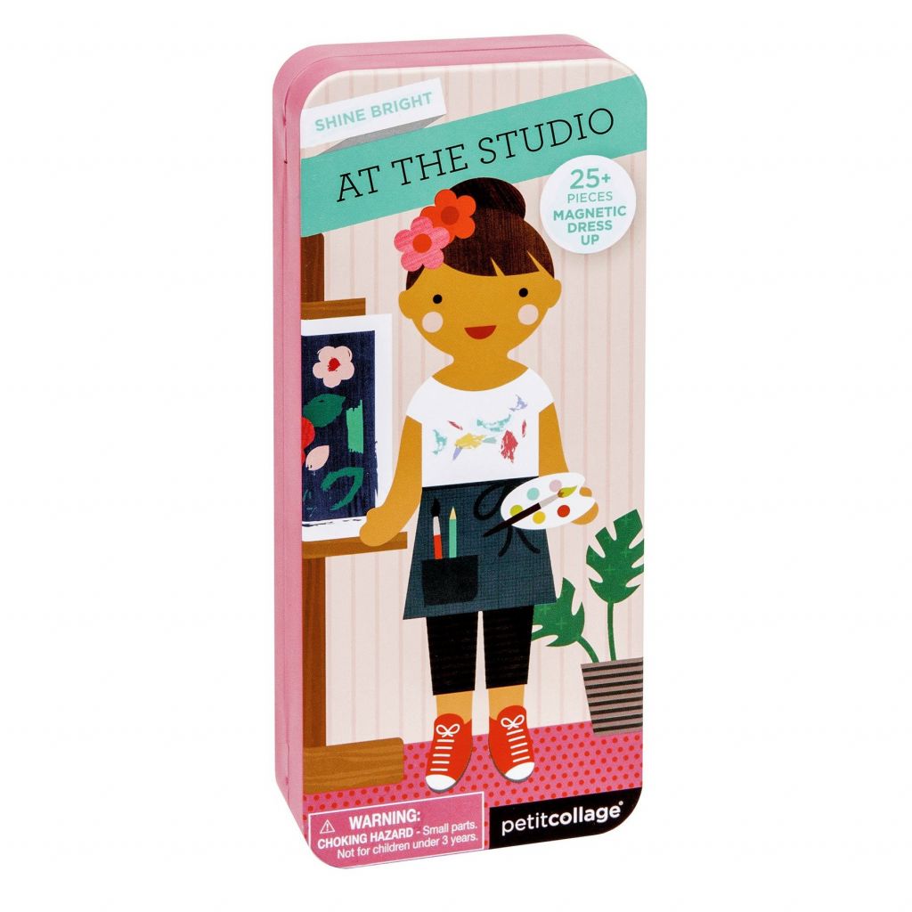 E-shop Petitcollage Magnetické puzzle Umelkyňa 25ks