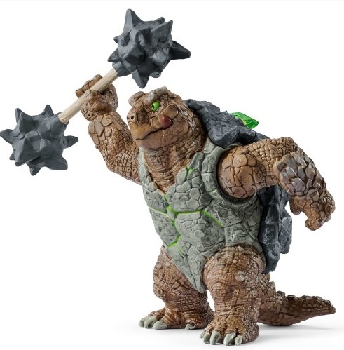 Schleich Obrnená korytnačka so zbraňou