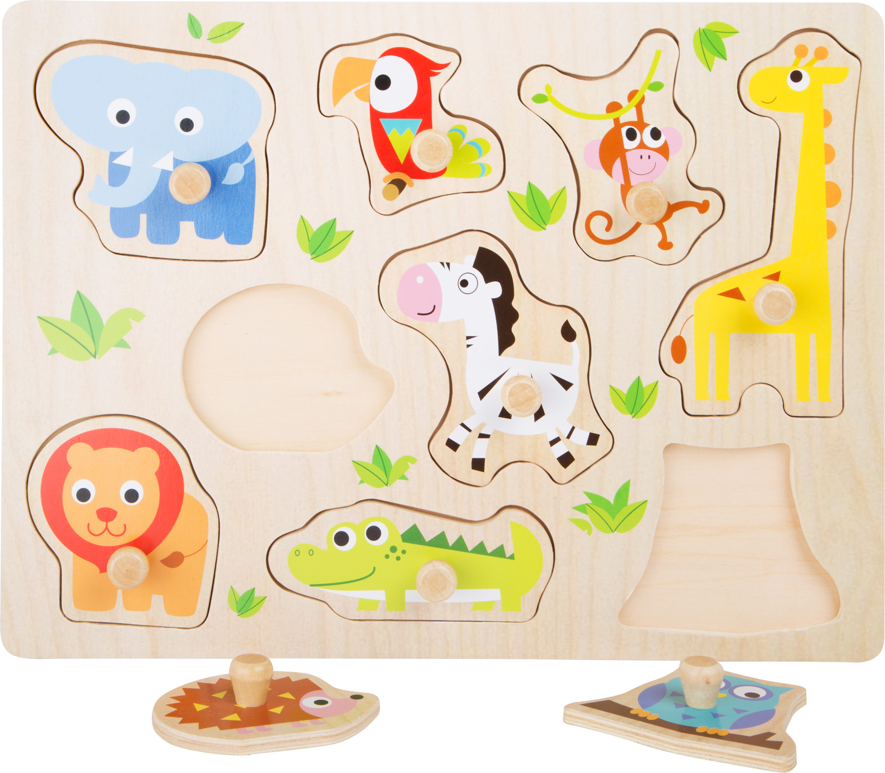 E-shop Drevené vkladacie puzzle ZOO