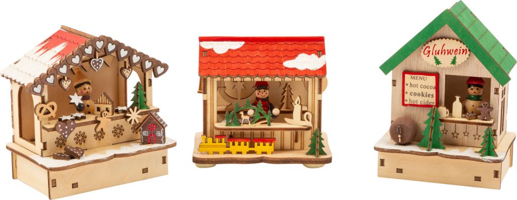 E-shop Small Foot Sada lámp Vianočné trhy