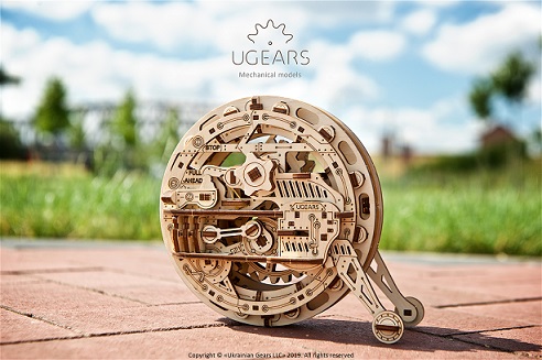 Ugears 3D mechanické puzzle - Monowheel 300 ks