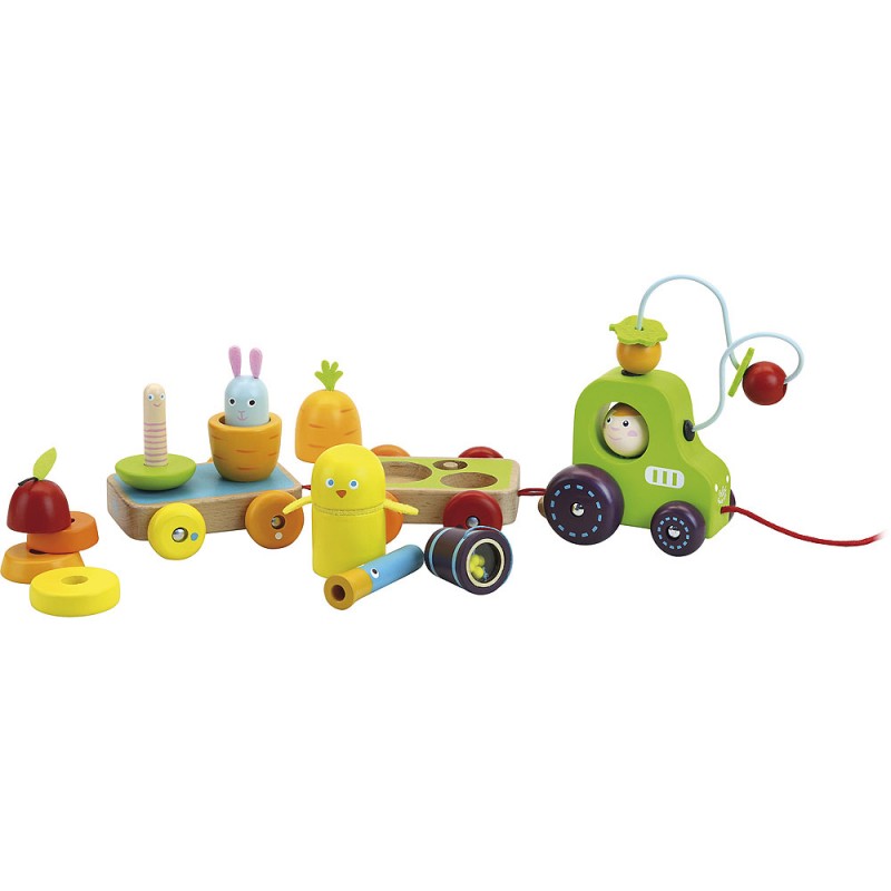 E-shop Vilac Multifunkčný ťahací traktor