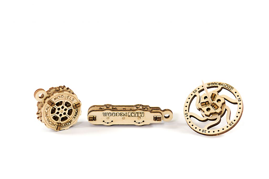 Wooden City 3D mechanické puzzle - Drobnosti 29 ks