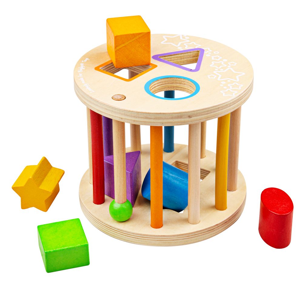 E-shop Bigjigs Toys Vhadzovanie tvarov do valca
