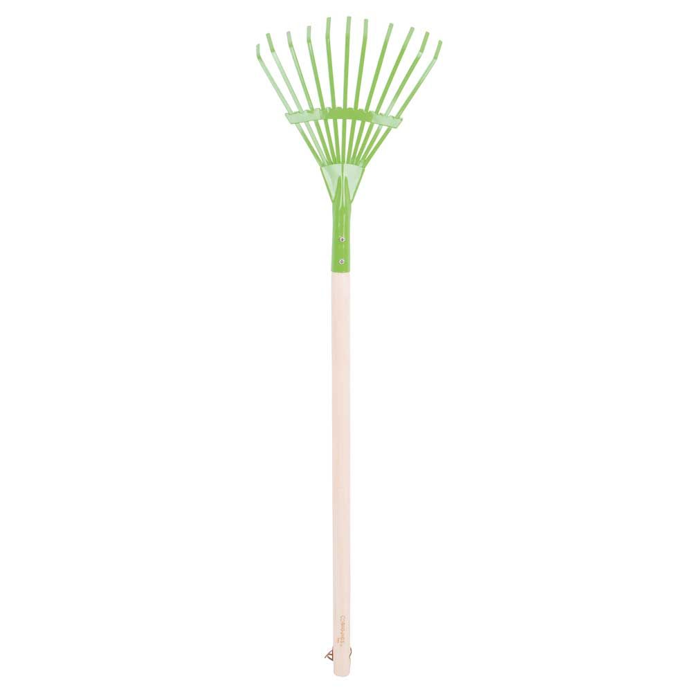 E-shop Bigjigs Toys Záhradné hrable na lístie zelené