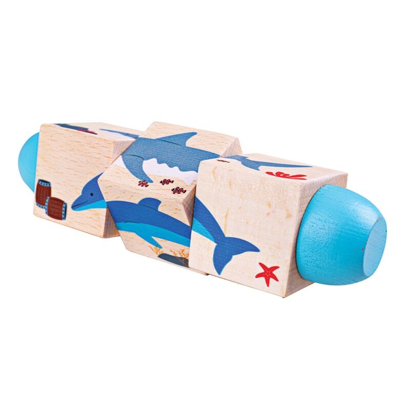 E-shop Bigjigs Toys Motorický valec Život v mori