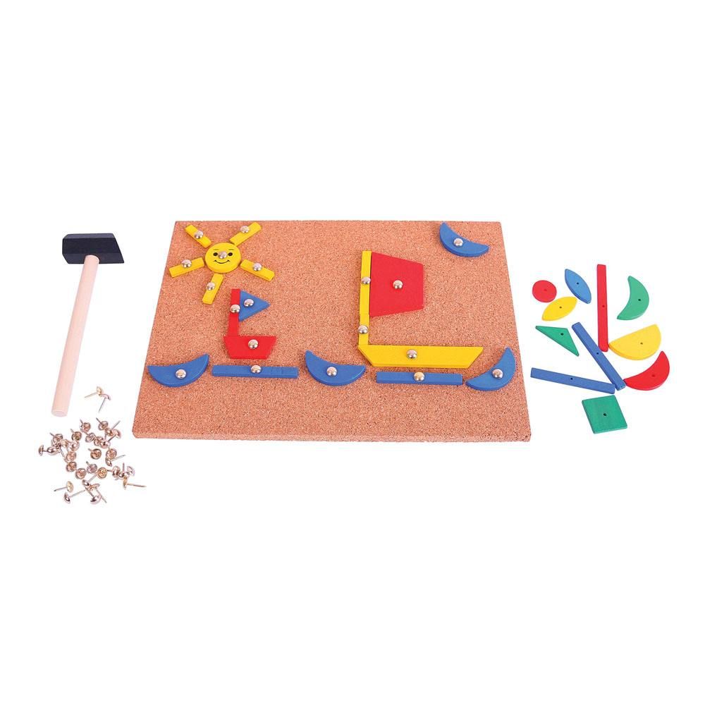 E-shop Bigjigs Toys Kreatívna hra s kladivkom