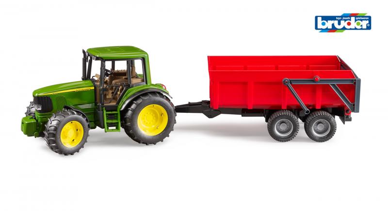 E-shop Bruder 2057 Traktor John Deere s vlekom