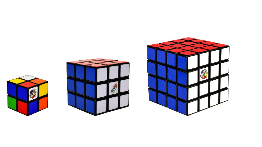 Rubik's Rubikova kocka TRIO 4x4, 3x3, 2x2