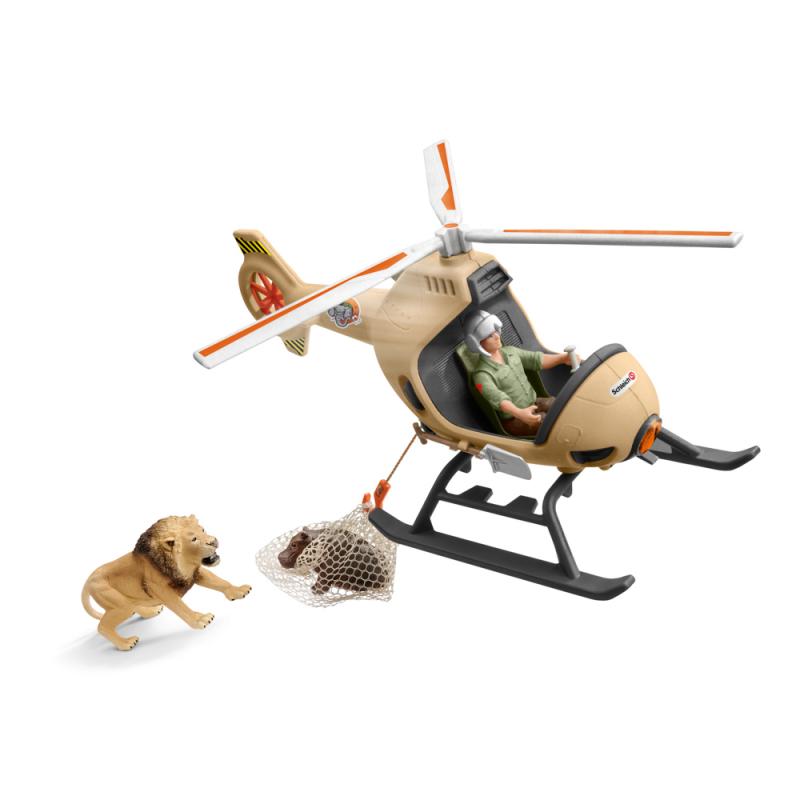 Schleich Záchranný vrtuľník pre zvieratá