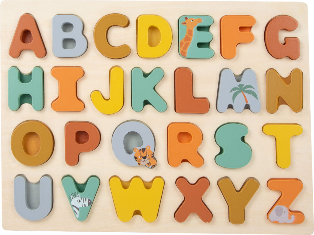 E-shop Vkladacie puzzle Safari abeceda