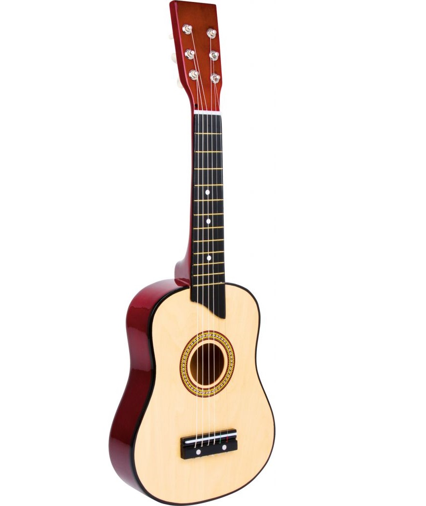 E-shop Detská drevená gitara prírodná