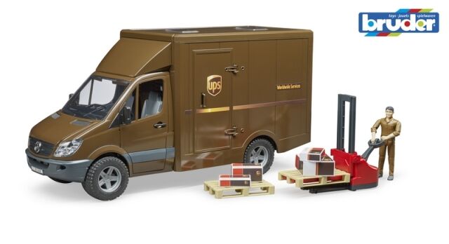 Bruder 2538 MB SPRINTER UPS s vodičom a príslušenstvom