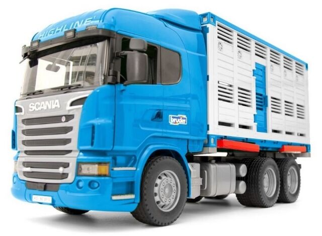 Bruder 3549 Nákladné auto Scania R pre prepravu dobytka