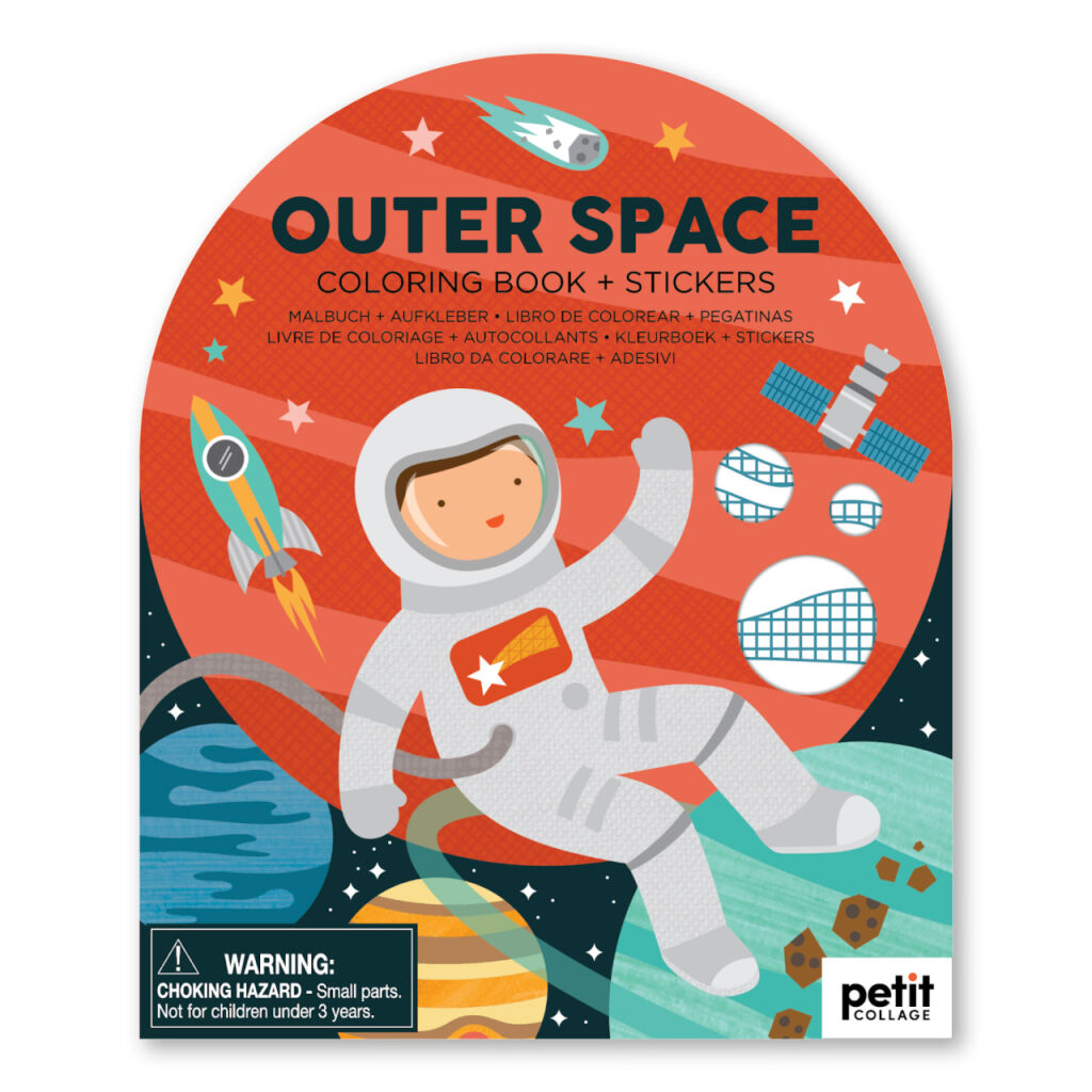 E-shop Petitcollage Omaľovánka so samolepkami Vesmír