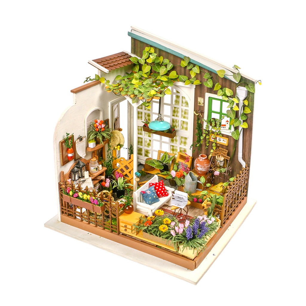 E-shop RoboTime Drevené 3D puzzle Miniatúra Záhradná terasa DG108
