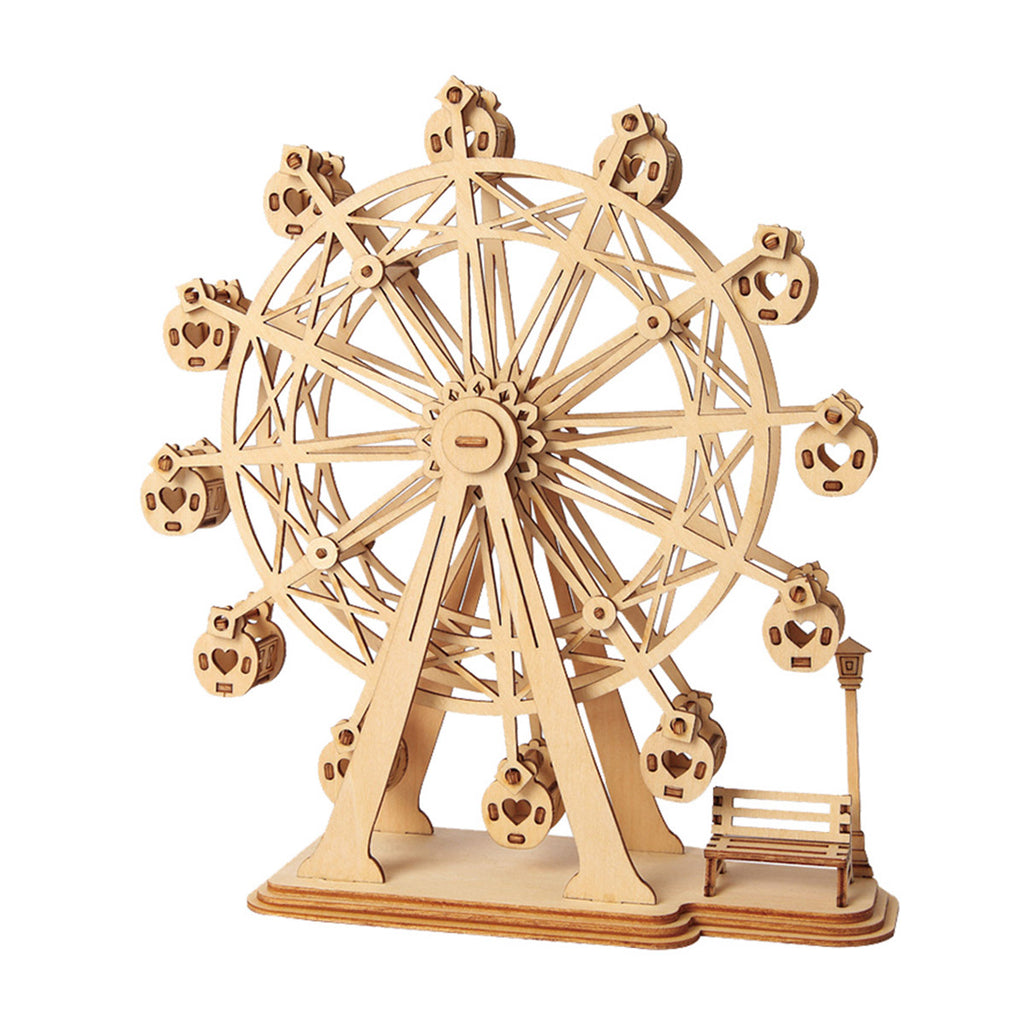 E-shop RoboTime Drevené 3D puzzle Ruské koleso 120 ks