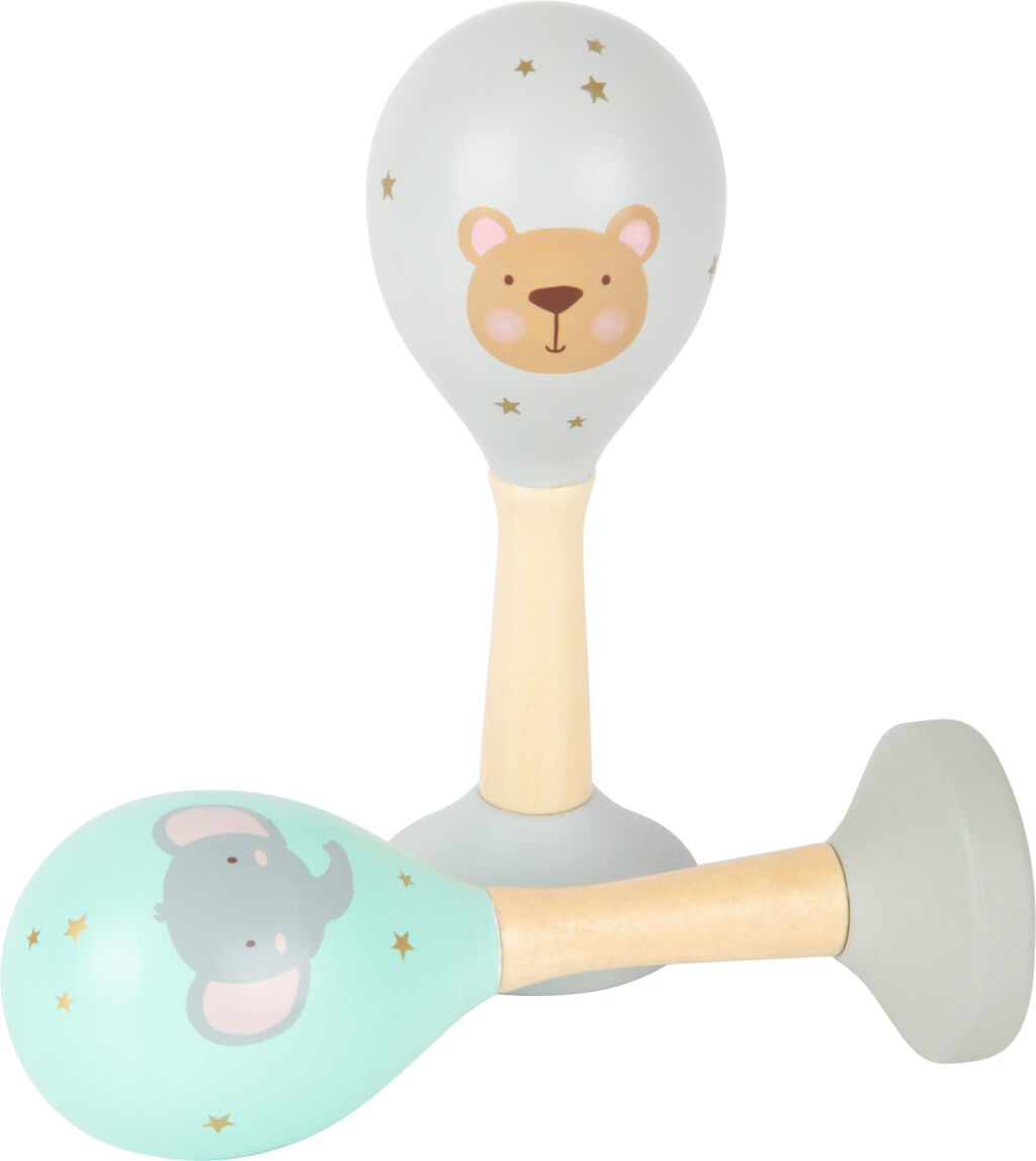 E-shop Drevené rumbagule Pastel 2 ks