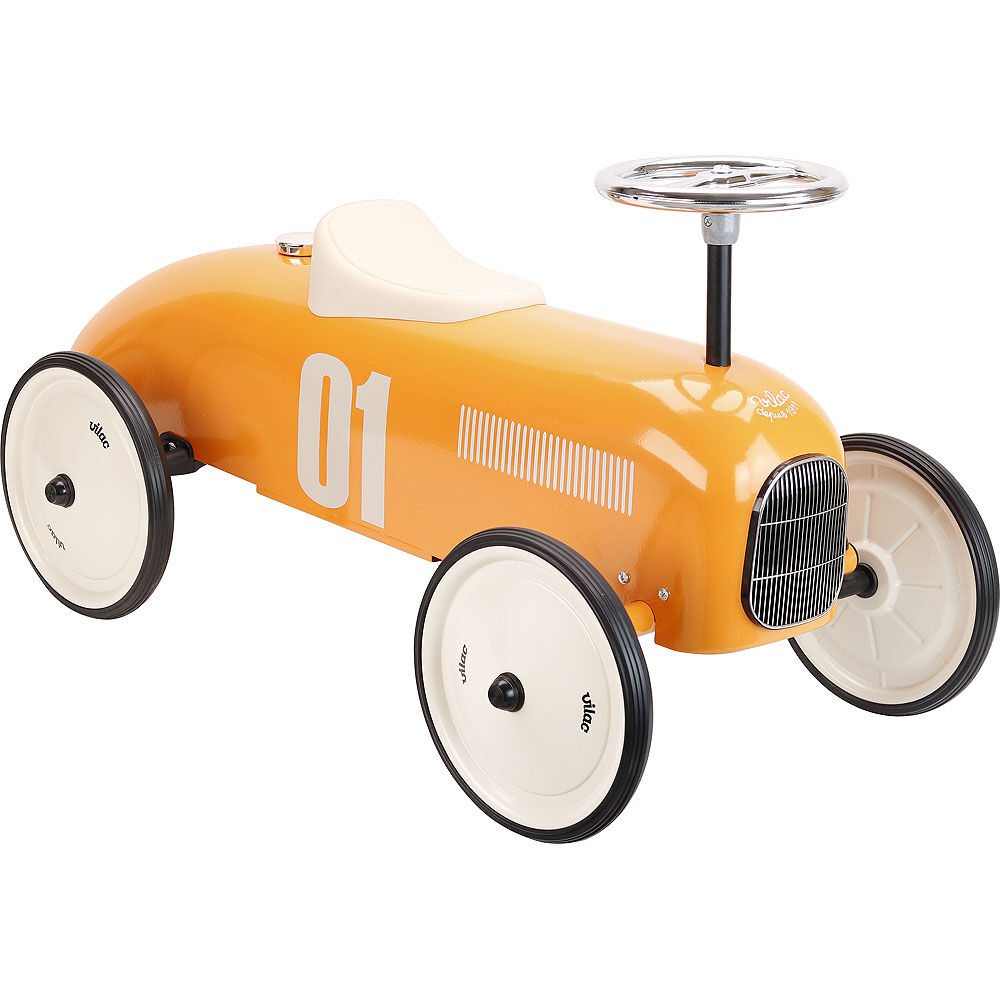 E-shop Vilac Vintage kovové odrážadlo oranžové