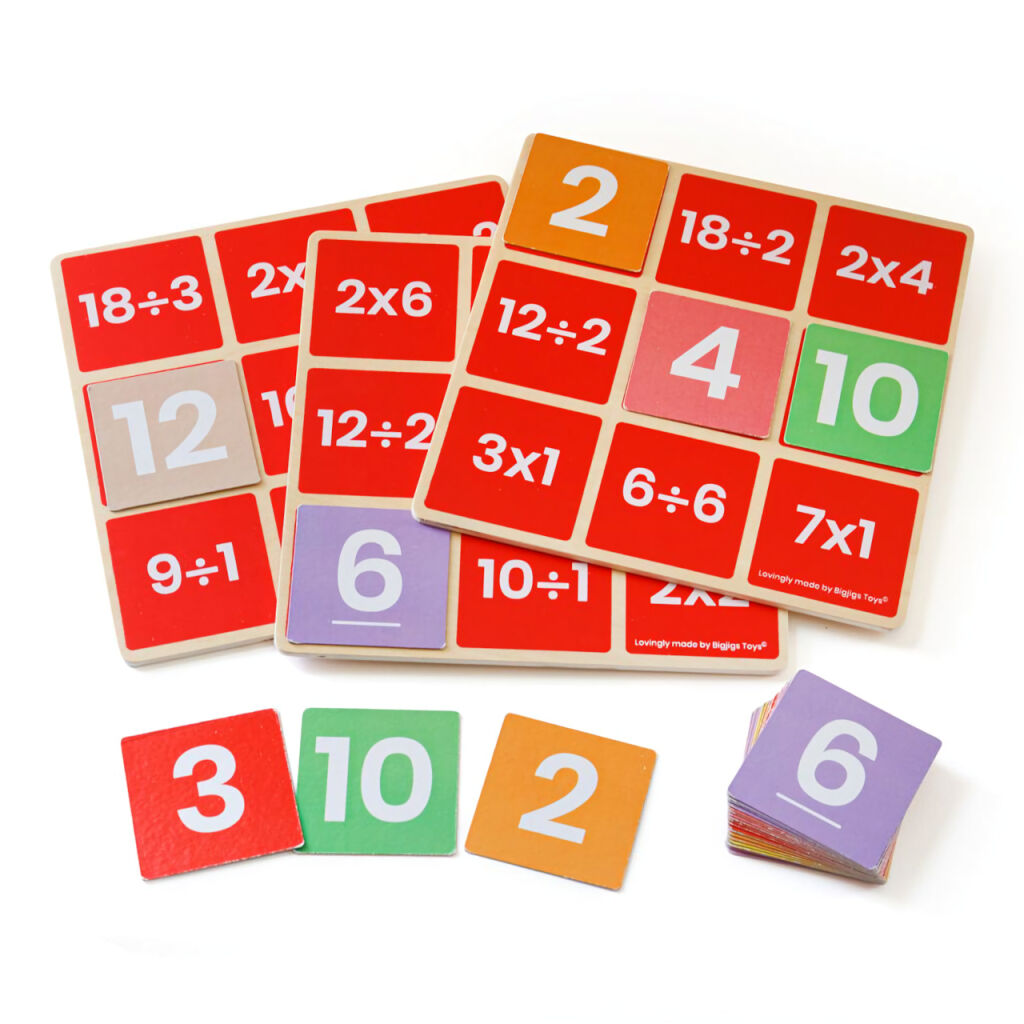E-shop Matematické bingo Násobenie a delenie
