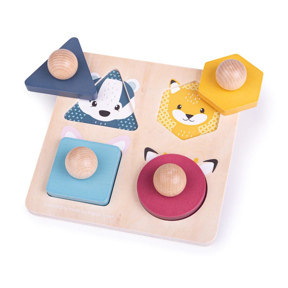 E-shop Bigjigs Toys Puzzle v tvare zvieratiek