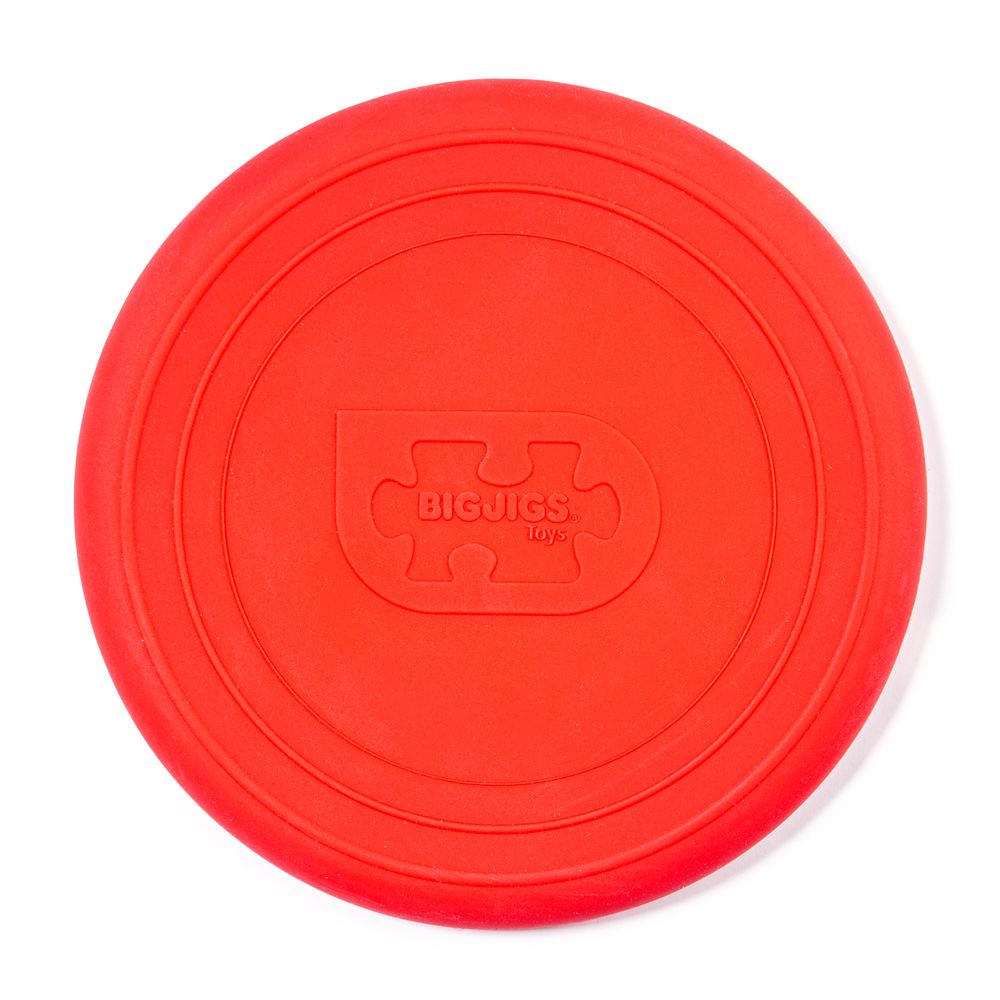 E-shop Bigjigs Toys Silikónové frisbee červené Cherry