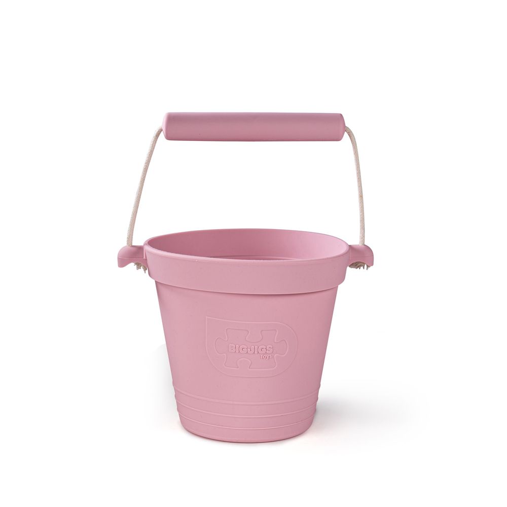 E-shop Bigjigs Toys Silikónové vedierko ružové Blush